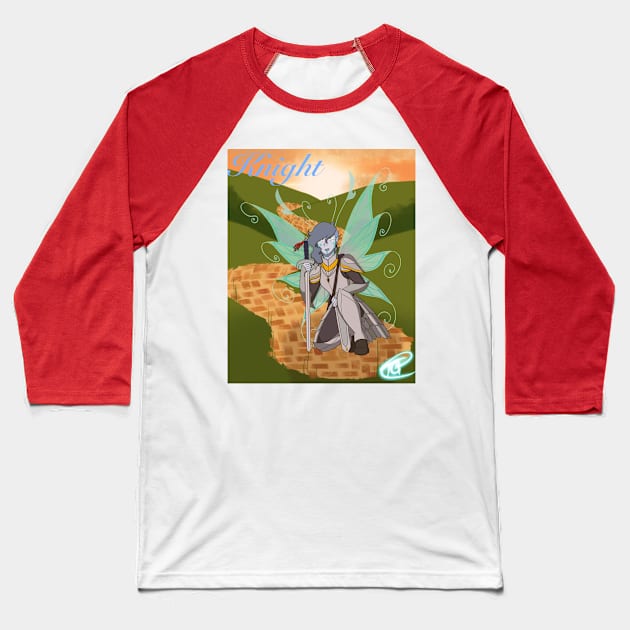 Fairy Fae Week Collection - Knight Baseball T-Shirt by TheCrazyFarmer